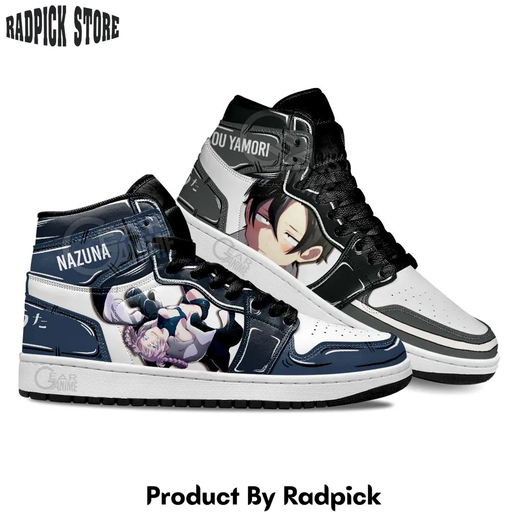 Yofukashi no uta kou yamori and nazuna nanakusa air jordan high top sneakers anime  rp0358500